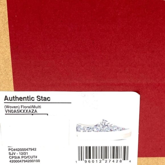 💖MEGA SALE💖VANS Authentic Stacker Woven Floral Women’s Platform VN0A5KXXAZA - Picture 10 of 10